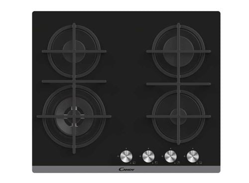 Placa a Gás Candy ESSENZA CVG6BF4WEB | 59.5 cm | 4 Zonas | Preto