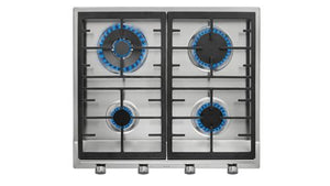 Placa a Gás Teka PLACA ENCASTRAR  - EX 60.1 4G AI AL DR CI BTN - 8434778019520 | Gás Butano/Propano | 58 cm | 4 Zonas | Aço inoxidável