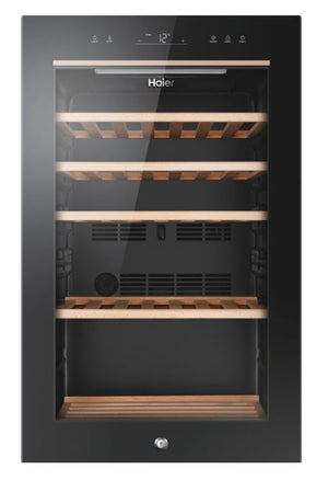 Cave de Vinho Haier HWS49GA | 82x49,7x58,5 cm | 49 Garrafas | F | Preto