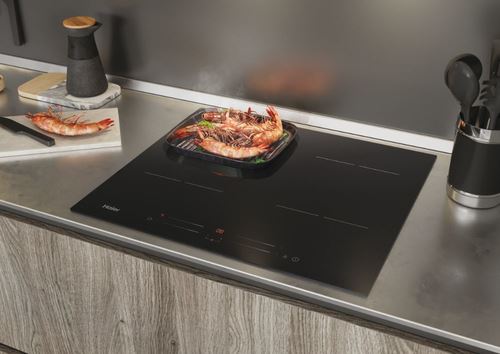 Placa de Indução Haier Series 2 HAISJ64MC | Elétrica | 59 cm | 4 Zonas | Preto