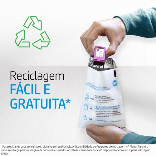 HP Tinteiro Preto Nº62 (C2P04AE) -  Elegível para o HP Instant Ink