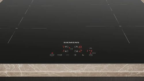 Placa de Indução Siemens iQ100 EU611BEB5E | Elétrica | 59.2 cm | 4 Zonas | Preto