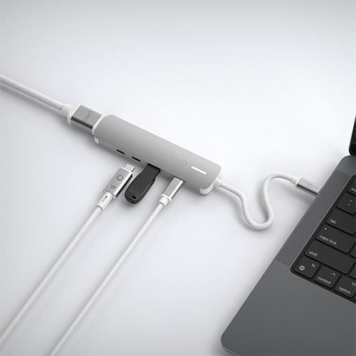 Adaptador HUB USB-C Pro LINQ LQ49051 5 em 1