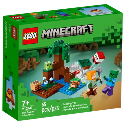 Jogo de Construção LEGO Minecraft - 21240  A Aventura no Pântano