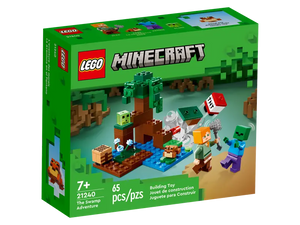 Jogo de Construção LEGO Minecraft - 21240  A Aventura no Pântano