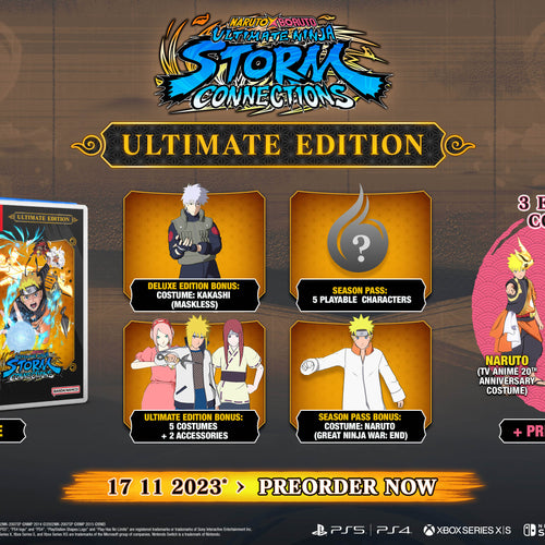 Jogo PS5 Naruto x Boruto Ultimate Ninja Storm : Connections - Ultimate Edition