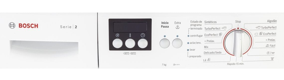 Máquina Lavar Roupa Bosch WAE24277EP 7Kg 1200RPM