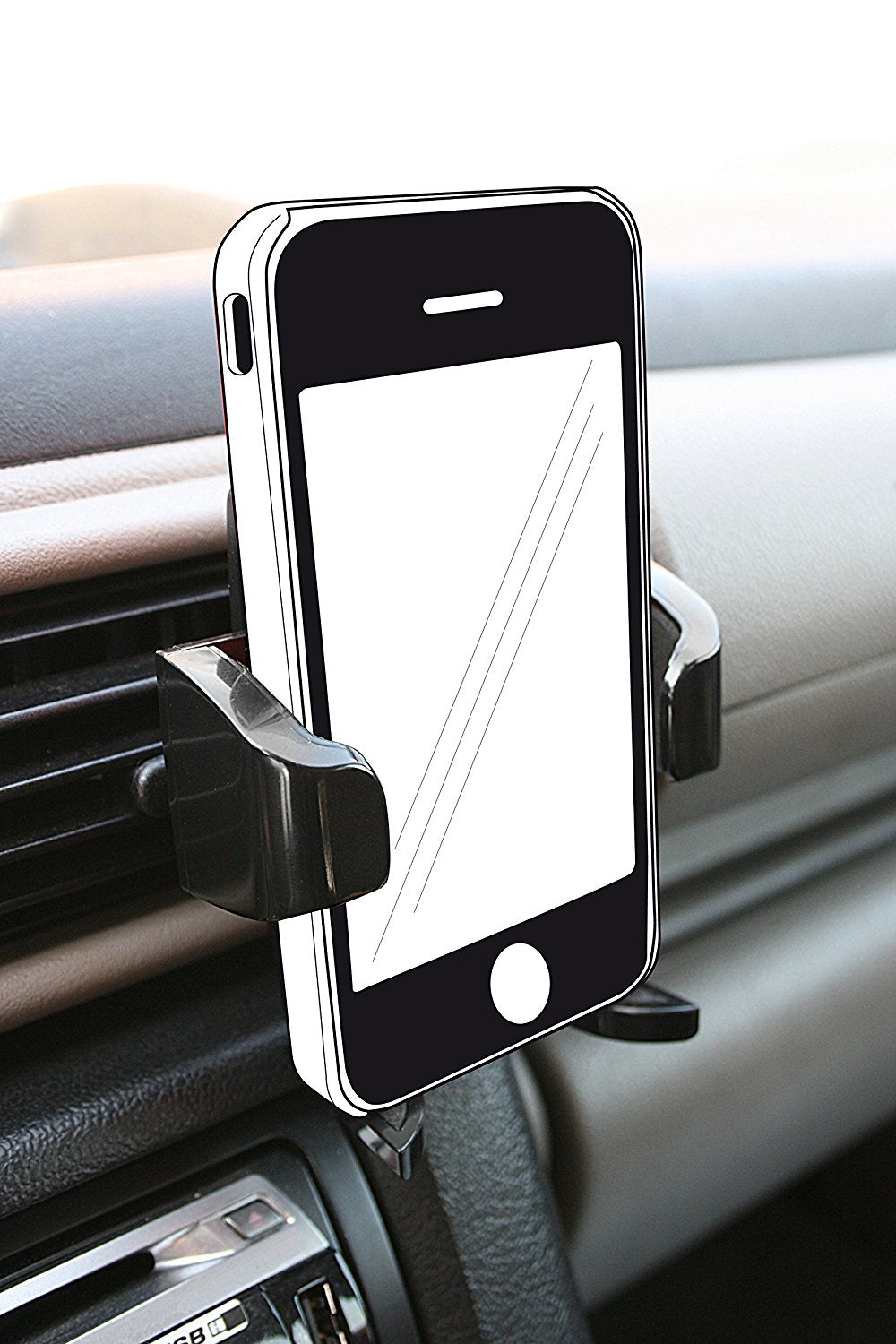 Suporte Smartphone Puro de Grelha SH1