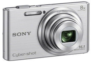 DSC-W830 Prata + Bolsa + Cartão 8GB Image