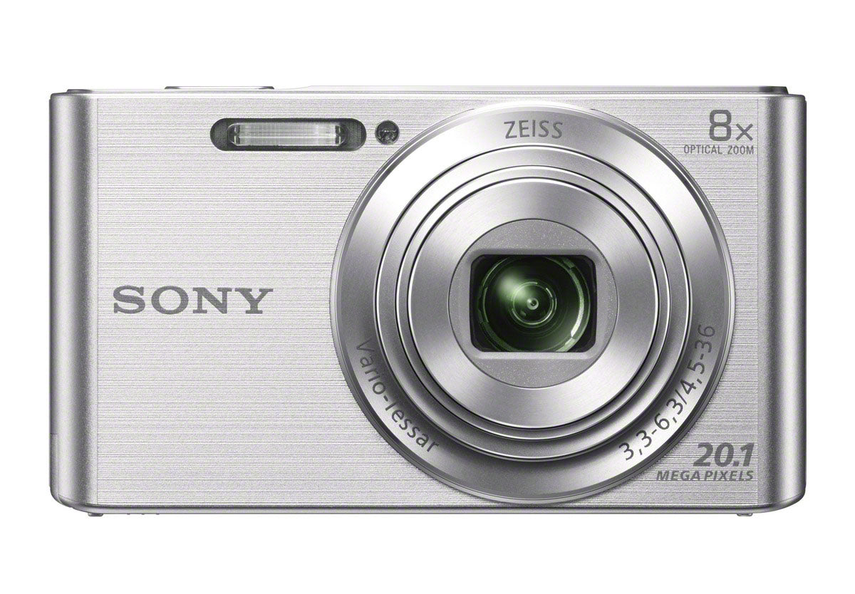Máquina Fotográfica Sony DSC-W830 Prata - 20 MP | Zoom 8x | 1/2.3" | f3.3-6.3