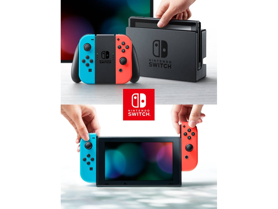 Consola Nintendo Switch Azul/Vermelho Néon + Voucher 35€ Nintendo eShop