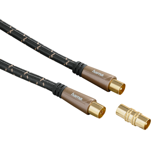 Cabo Antena Hama 120 dB 3m Gold (00122426)