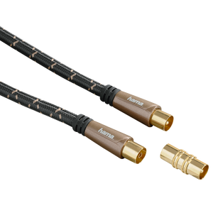 Cabo Antena Hama 120 dB 3m Gold (00122426)