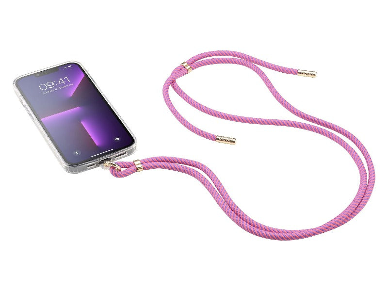 Fita de pescoço Cellularline Universal Lace 2 Rosa