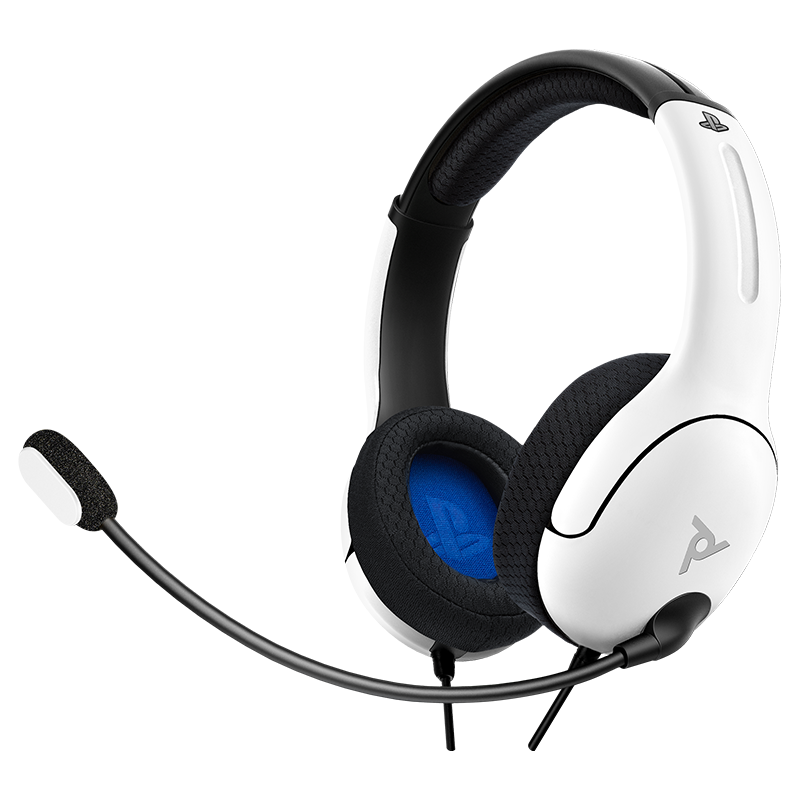 Headset Gaming PS5 PDP com fios LVL40 Branco