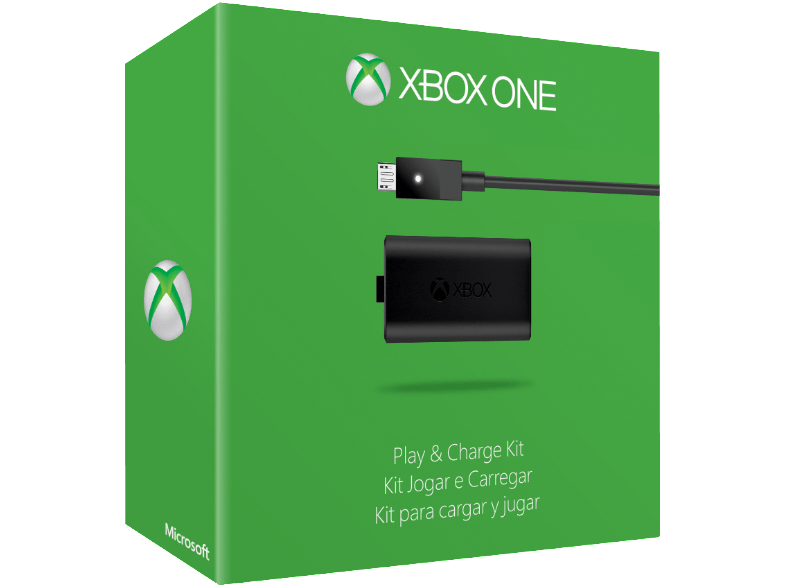 Bateria para Comando Microsoft XBOX One Kit V2 com Cabo