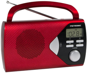 Radio Portatil Metronic 477201 Vermelho