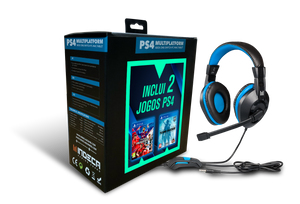 Headset PS4 Ray + PES 2020 + Tomb Raider