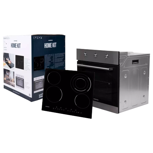 Conjunto Placa Vitrocerâmica + Forno Infiniton HV-V406