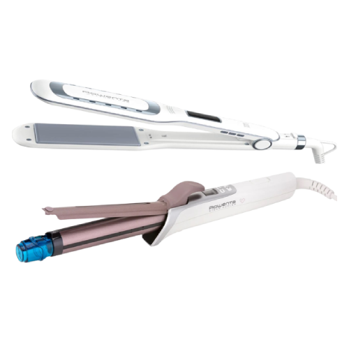 Pack Hair Style Rowenta Alisador de Cabelo SF5010F0 + Modelador CF3810F0