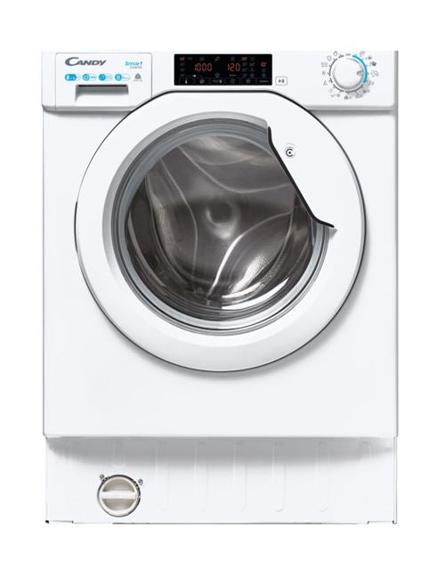 Máquina de Lavar e Secar Roupa Candy CBD 485TWME/1-S | Encastrável | 8/5 Kg | 1400 RPM | D | Branco