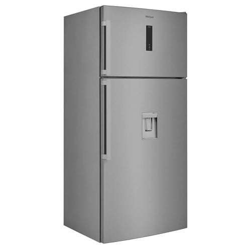 Frigorífico com Congelador Whirlpool W84TE 72 X AQUA 2 | 186x84x75 cm | 445 L | E | Aço inoxidável