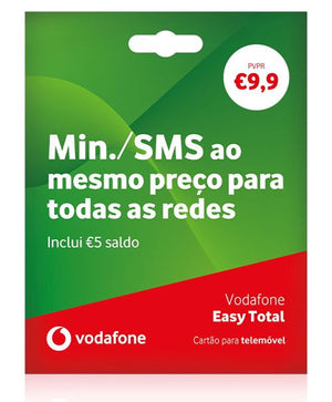 Cartão SIM Vodafone Easy Total