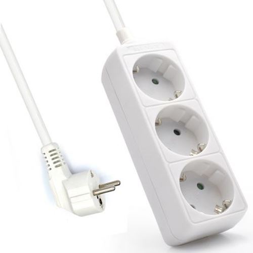 Tomada Ewent 3x Saídas - Branco