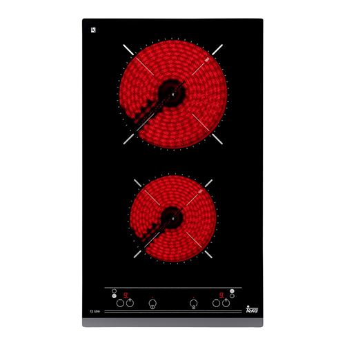 Placa de Vitrocerâmica Teka TZ 3210 | Elétrica | 30 cm | 2 Zonas | Preto