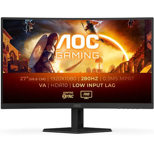Monitor Gaming Curvo AOC C27G4ZXE | 27'' | 280 Hz | Full HD | Darty