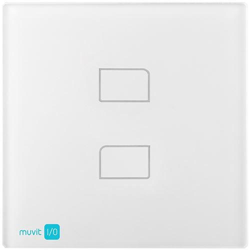 Interruptor Parede Dupla Muvit iO RF