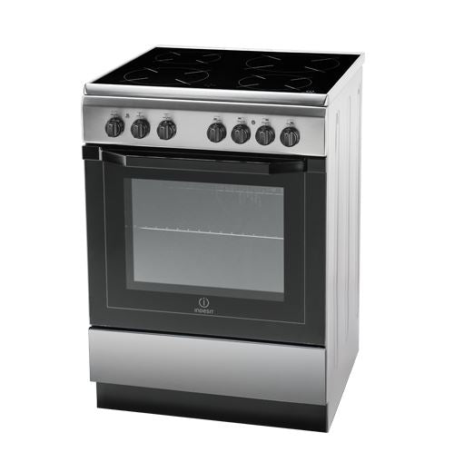 Fogão Indesit I6VMH2A(X)/NL | Elétrico | 85x60x60 cm | 59 L | 4 Zonas | A | Aço inoxidável