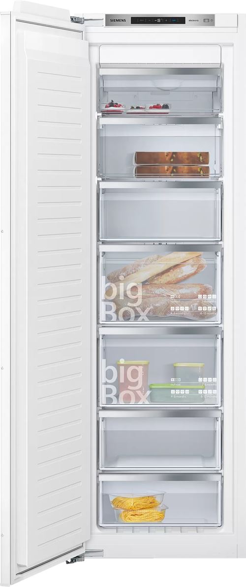 Arca Congeladora Encastrável Siemens GI81NAEF0 | 177,2x55,8x54,5 cm | 212 L | F | Branco