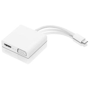 Adaptador USB-C Lenovo 3 em 1  GX90T33021- Branco