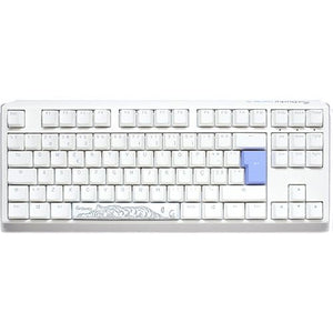 Teclado Gaming Mecânico Ducky ONE 3 Classic TKL Pure White RGB - Layout PT - MX Silent Red