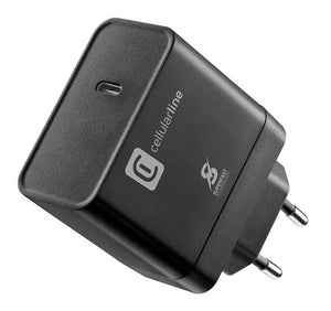 Carregador Cellularline Dual Super Fast Charger USB-C 65W