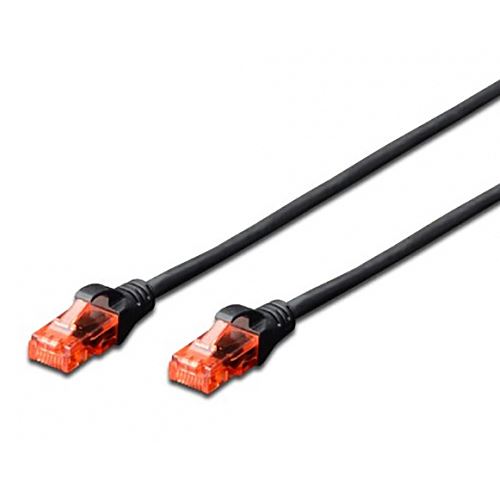 Cabo de Rede Ewent CAT6 U/UTP 2M - Preto