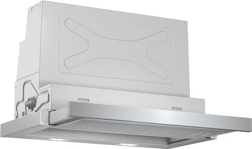 Exaustor Telescópico Bosch Serie 4 DFS067A50 | 42,6x59,8x29 cm | 740 m³/h | 55 dB | A | Prateado