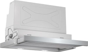 Exaustor Telescópico Bosch Serie 4 DFS067A50 | 42,6x59,8x29 cm | 740 m³/h | 55 dB | A | Prateado