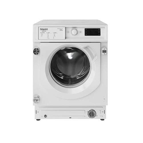 Máquina de Lavar e Secar Roupa Hotpoint BI WDHG 861484 EU | Encastrável | 8/6 Kg | 1400 RPM | D | Branco