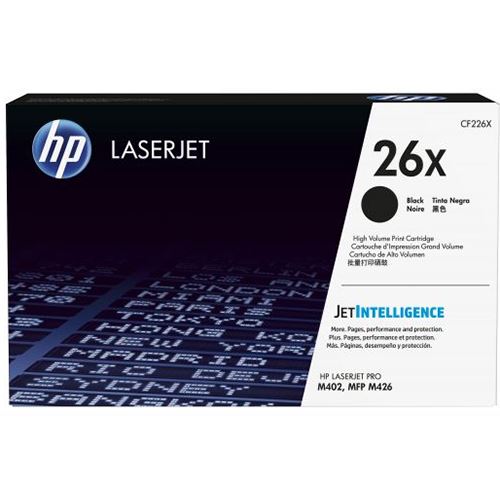 Toner HP LaserJet Original 26X - Preto - CF226X
