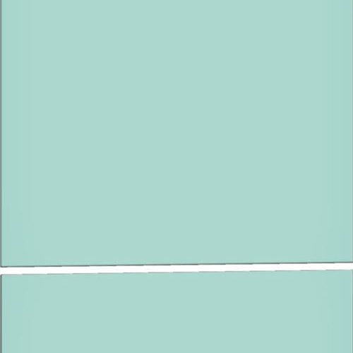 Cobertura de porta decorativa para Frigorífico Bosch Serie 4 KSZ2BVT00 | Cor aqua