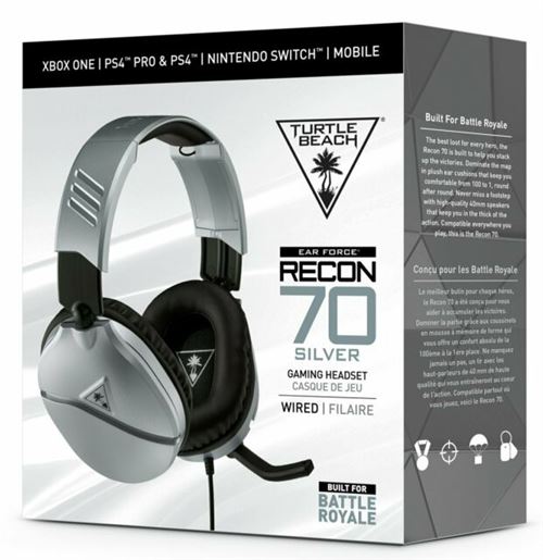 Headset Turtle Beach Recon 70 - Silver