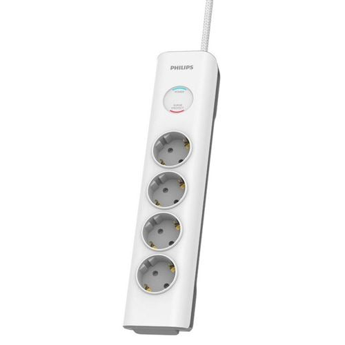 Extensão Elétrica Philips 4 Tomadas 4X2P 2MT Branco