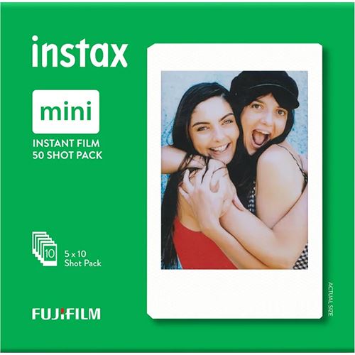 Recarga FUJIFILM Instax Mini Glossy 5x10 - 50 Fotos