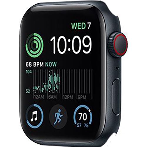 Apple Watch SE GPS 44mm - Cellular - Alumínio Meia-Noite - Recondicionado - REtech - Grade B