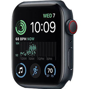 Apple Watch SE GPS 44mm - Cellular - Alumínio Meia-Noite - Recondicionado - REtech - Grade B