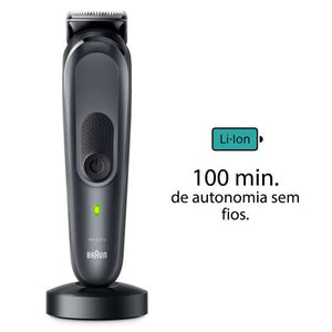 Aparador de Barba Braun All-in-One Serie 7 MGK7491 - Preto