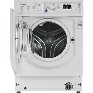 Máquina de Lavar e Secar Roupa Indesit BI WDIL 861284 EU | Encastrável | 8/6 Kg | 1200 RPM | D | Branco