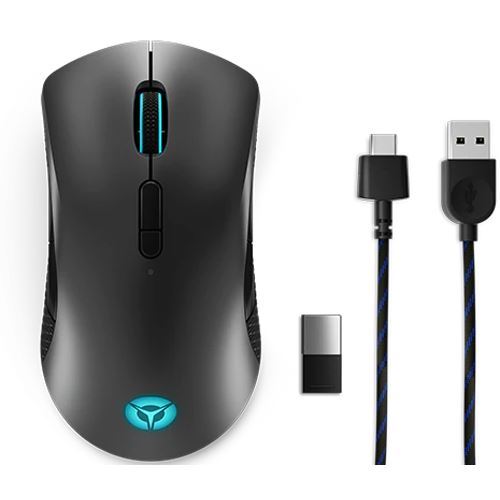 Rato Gaming Lenovo Legion M600 Wireless - Preto e Cinza